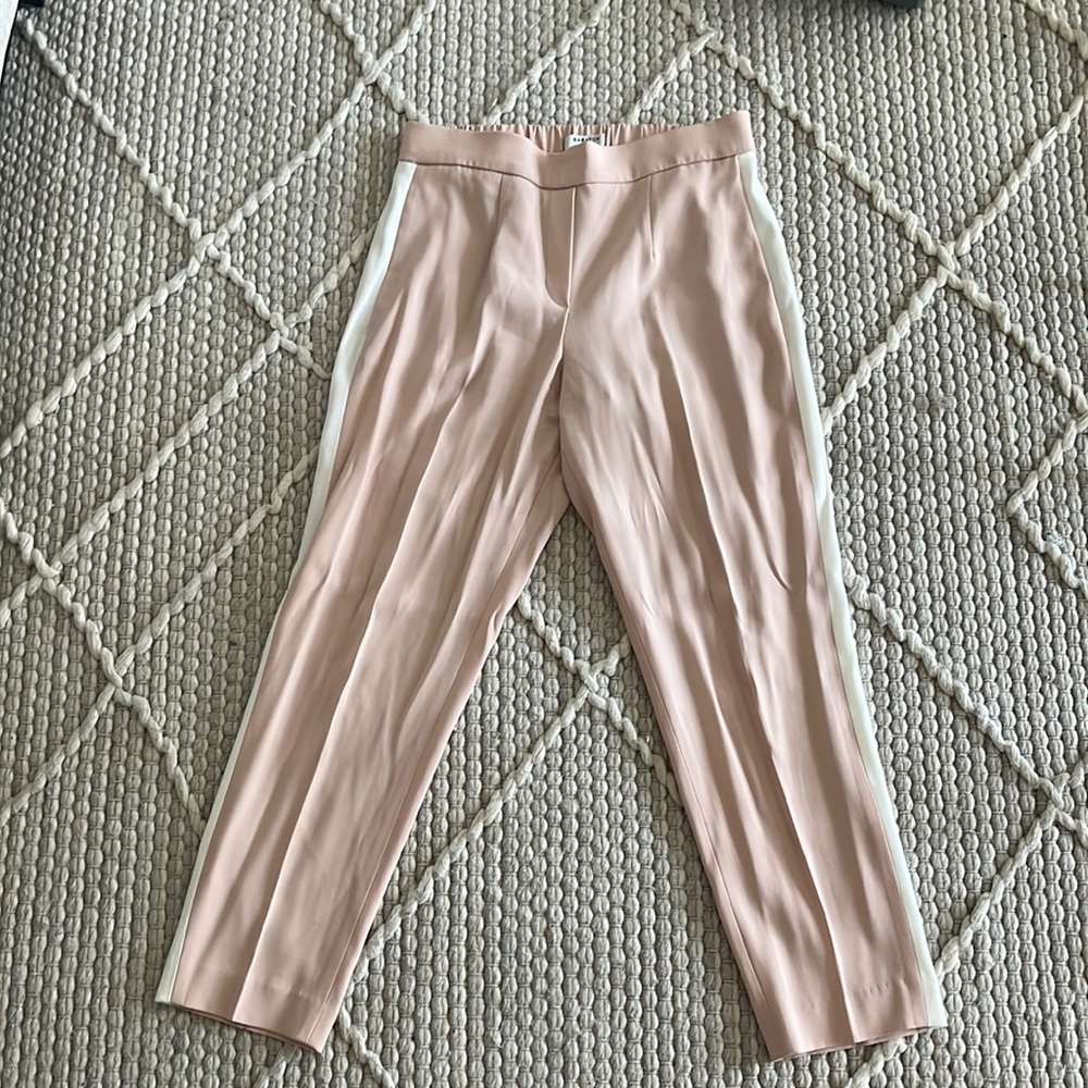 Babaton Pink and White Pants
